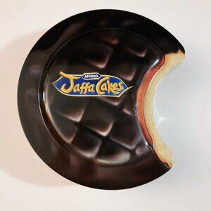 McVitie's Jaffa Cakes Cookie Bite Shaped Tin Empty